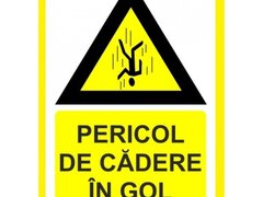 Placute pentru pericol de cadere in gol